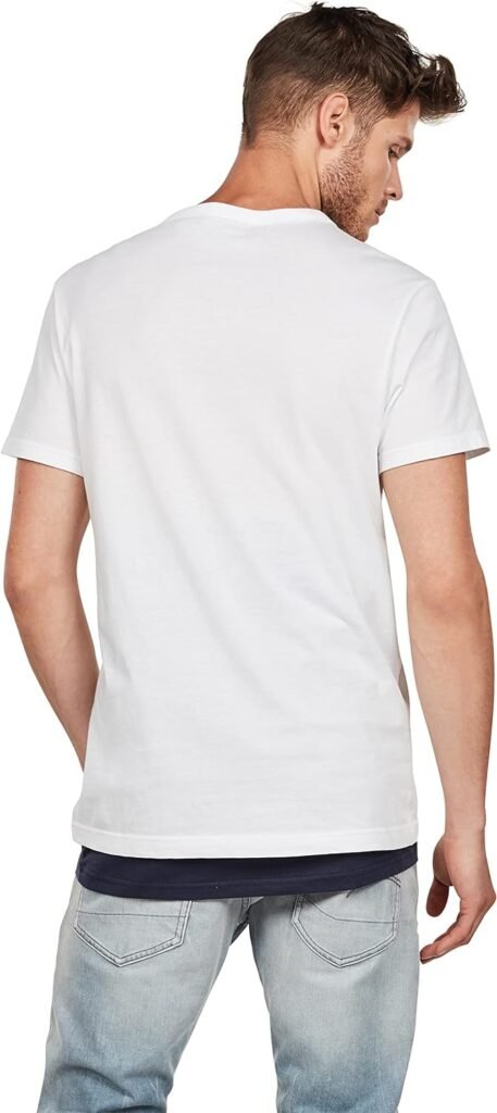 G-STAR RAW Mens Holorn Graphic Crew Neck Short Sleeve T-Shirt