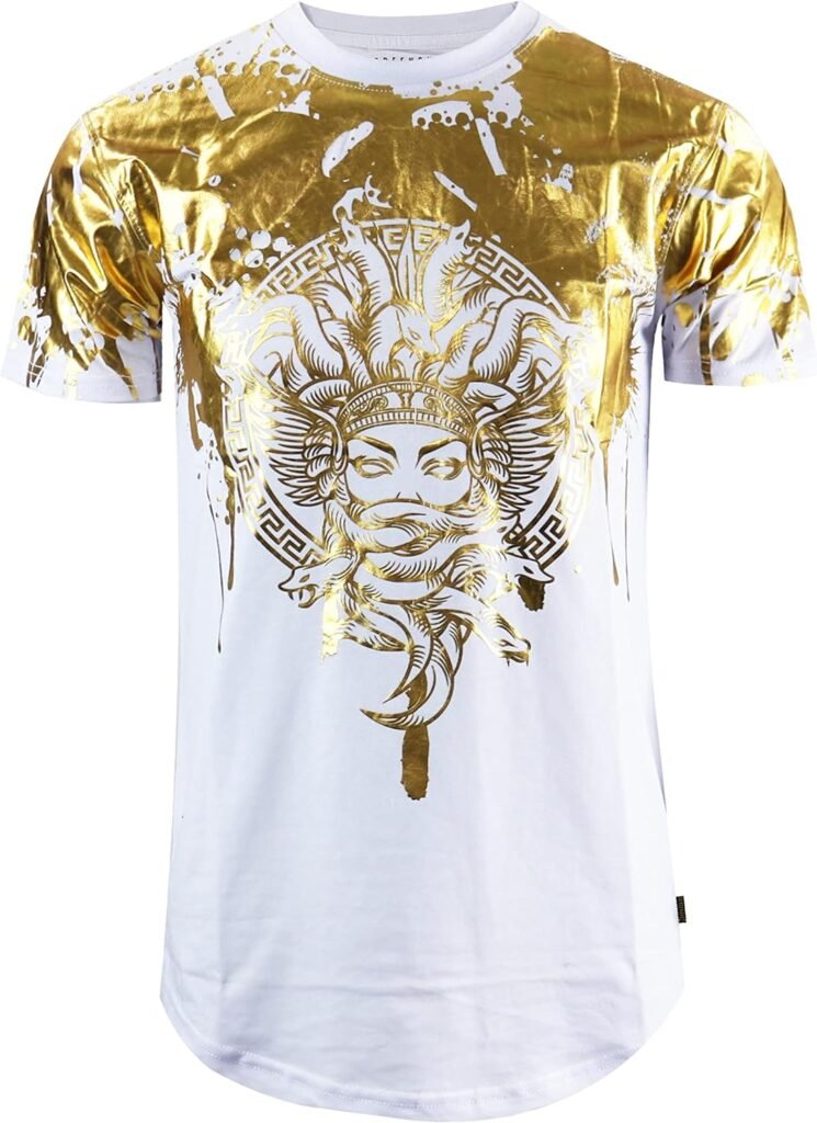 Screenshotbrand Mens Hipster Hip-Hop Premiun Tees - Stylish Longline Latest Fashion Print T-Shirts